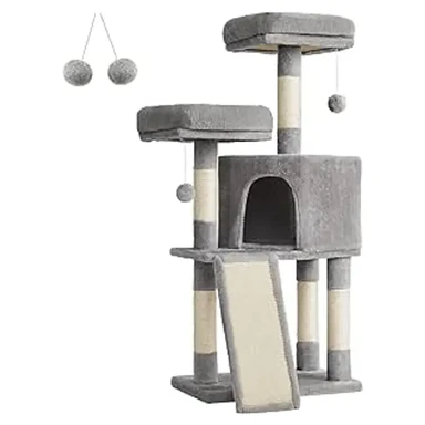 FEANDREA Kratzsäule für Katzen, 115 cm