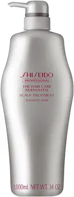 Shiseido Adenovital Shampoo 1000 ml - For Thinning Hair, Scalp Care, Promotes Hair Growth
