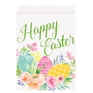 Unique Pastel Easter Cellophane Bags, 20 pack