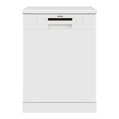 Amica ADF610WH 60cm Full-Size Freestanding Dishwasher, Energy Class E, Large 13-Place Load – White