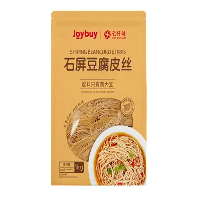 【Same Factory as Sam's Club】YUN QIAN WEI Shiping Tofu Skin Strips 1000g