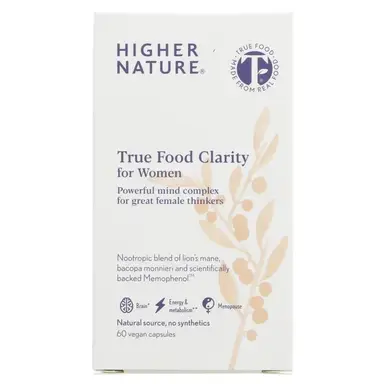 HIGHER NATURE - Clarity For Women - Help Maintain Mental Clarity - 60 CAPS
