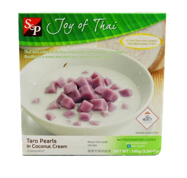S&P Taro Pearls in Coconut Cream