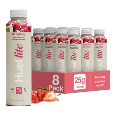 Huel Lite RTD Complete Meal Strawberry Flavour Multipack - 8 x 500 ml