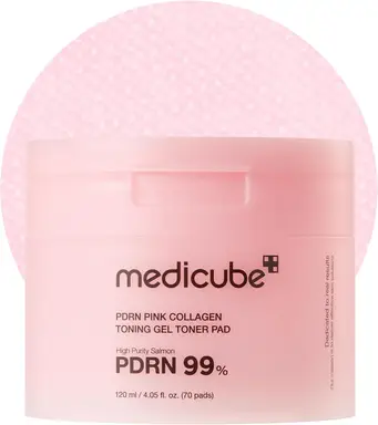 Medicube PDRN Pink Collagen Gel Toner Pads (70 stuks)