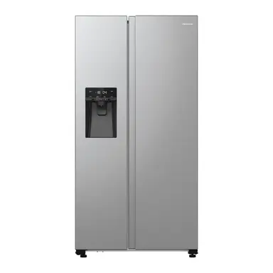 Hisense PureFlat RS5P535NTCDUK Non-Plumbed Total No Frost American Fridge Freezer - Stainless Steel - D Rated