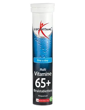 Lucovitaal Multi 65+ Mangosmaak 20 Bruistabletten