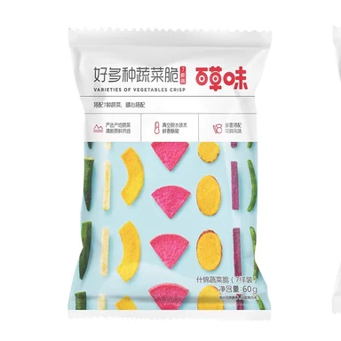 Bai Cao Wei Assortiment de Légumes Croquants 60g (7 variétés)
