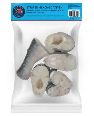 Mooijer Gestreepte Mekong Meerval Steaks Rauwe Bot-In - 1 kg