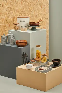 Maison by Premier 5 Piece Kitchen  Storage Set in Cream