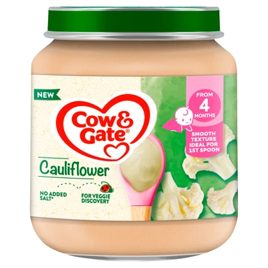 Cow & Gate Cauliflower Baby Food Snack 4+ Months 125g