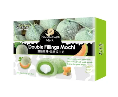 Bamboo House Doppelt gefüllte Mochi mit Honigmelonenfüllung 180 g