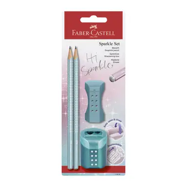 Faber-Castell Sparkle Pencil Set & Accessories, Ocean