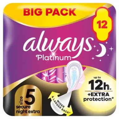 Always Platinum Extra Lange Vleugels Maat 5 12 stuks