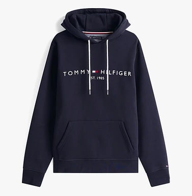 CORE TOMMY LOGO HOODY Heren XL SKY CAPTAIN