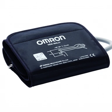 Omron Easy Cuff Upper Arm Blood Pressure Monitor Cuff – Medium to Large 22–42 cm, Wide-Range Soft D-Ring Design – HEM-RML31