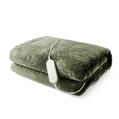 Morphy Richards EverCosy Large Fleece Electric Heated Throw – Green, 610004