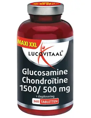 Lucovitaal Glucosamine Chondroïtine 1500/500 mg MAXL XXL – 360 tabletten