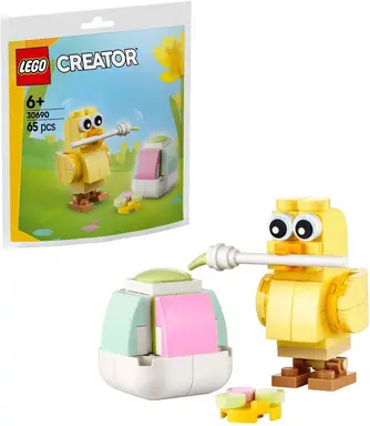 LEGO Creator paasei kuiken schilderen bouwset - 30690, 65 stuks