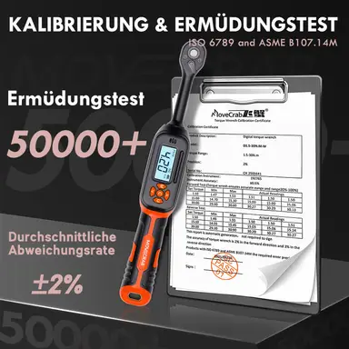 MoveCrab 3/8 Zoll Digitaler Drehmomentschlüssel 4,2-85 Nm/3-62 ft.lb mit magnetischer Zündkerzen-Stecknuss und Gelenkverlängerung für Auto und Motorrad