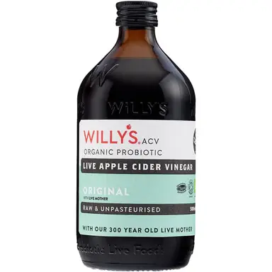 Willy's Organic Apple Cider Vinegar Original - 500 ml
