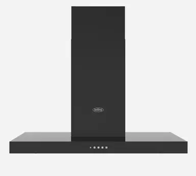Belling COOKCENTRE CHIM 90T BLK 90cm Chimney Cooker Hood, Ducted and Recirculation