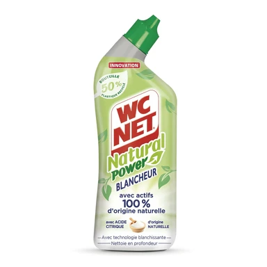 WC NET Gel WC Puissance Naturelle blancheur 700 ml