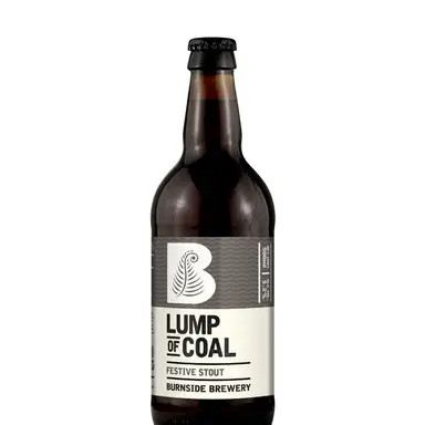 Burnside Brewery Lump of Coal Festive Stout 5.1% ABV 500ml