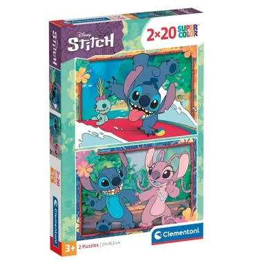 Clementoni Stitch Puzzel 2x20st.