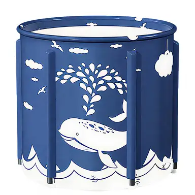 Leli Baignoire pliante, baignoire antibactérienne, baignoire épaissie, baignoire domestique, appareil de bain