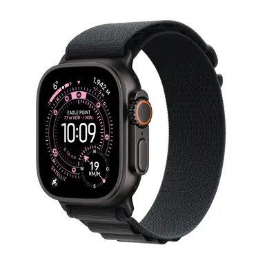APPLE Watch Ultra 3 GPS + Cellular 49mm Black Titanium Case with Black Alpine Loop - Sma