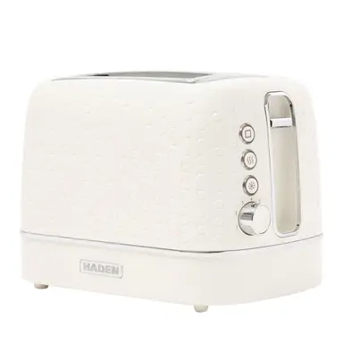 Haden Starbeck 2 Slice Toaster, Extra-Wide Slots, Ivory - 207210