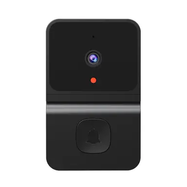 Rexsun T23 Wireless Smart Video Doorbell, Night Vision, Two-Way Talk, Rechargeable Battery & Indoor Chime Receiver, Cloud Storage, Black