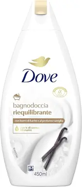 Dove Caring Bath Sheaboter & Vanille Badcrème 450ml