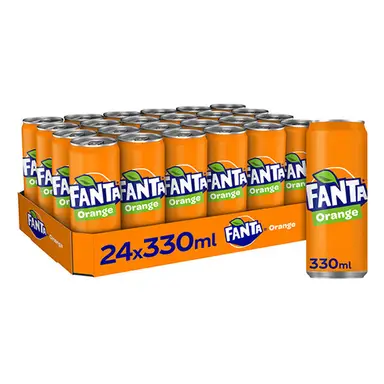 FANTA [Incl €3,60 statiegeld] Sleek Blik Tray 24X330ml Original