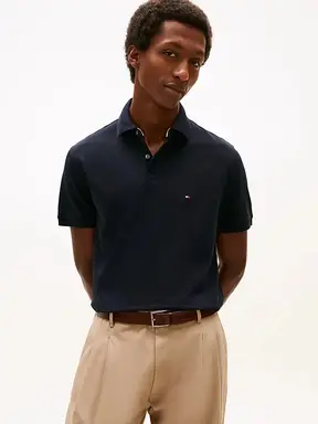 Tommy Hilfiger 1985 Regular polo heren S woestijnblauw
