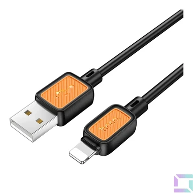 HOCO X108 USB-A to Lightning 2.4A Charging Cable Black