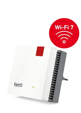 FRITZ!Repeater 1700 WLAN Repeater – Wi-Fi 7 Mesh WLAN Verstärker bis 3,6 Gbit/s mit Gigabit-LAN, WPA3, kompatibel mit FRITZ!Box