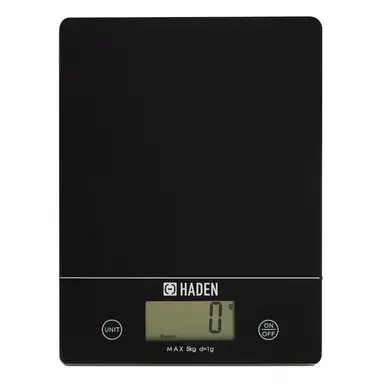 Haden Black Digital Kitchen Scale