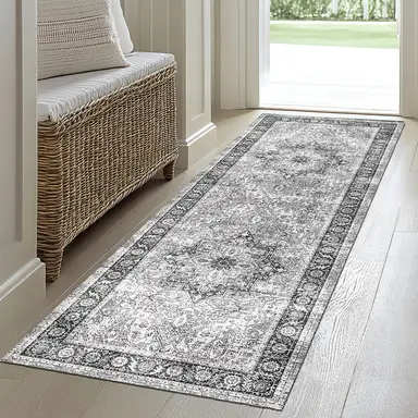 Washarug Runner Azar Grey 60x180cm