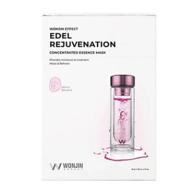 Wonjin Effect Edel Verjüngungsmaske 30g x10 Stück Bunte Samtblumen