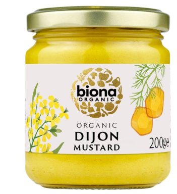 Biona Organic French Dijon Mustard - 200G
