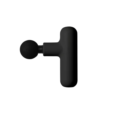 LOLA Massage Gun V1 – 4 Speed Settings, 4 Massage Heads, 2000 mAh USB-C Battery, Compact Deep Tissue Massager – Brave Black