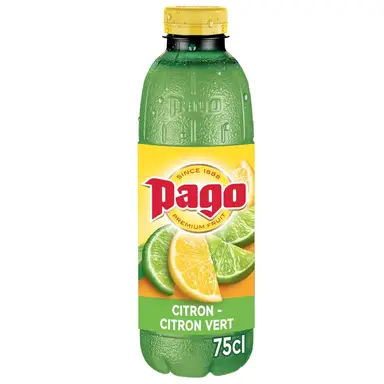 Pago Boisson au citron et citron vert - 0,75 L