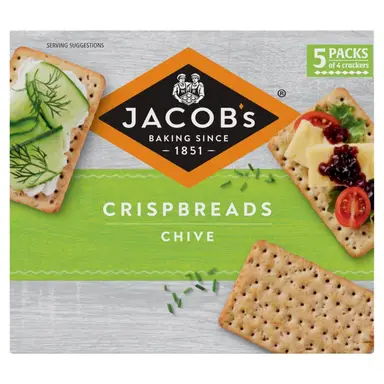 Jacobs Chive Crispbreads 190g