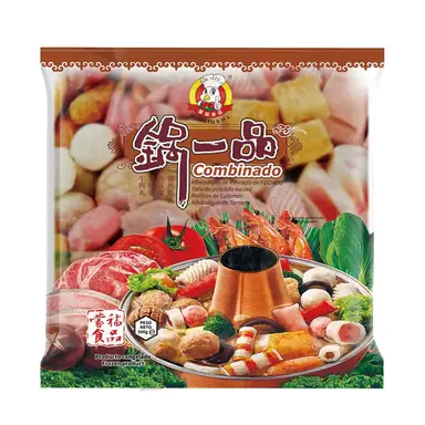 Meng Fu Guoyipin Assortiment de boulettes pour fondue chinoise 4 saveurs - 500 g