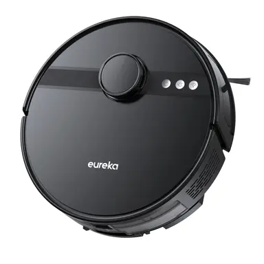 Eureka Floorcare Robot Vacuum and Mop – 2 in 1 Cleaning, Automatic Docking, Slim Low-Profile Design, Black – NERN6BK