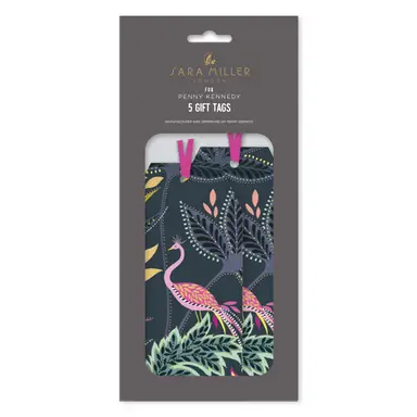 Sara Miller Botanic Paradise 5 Pack Gift Tags