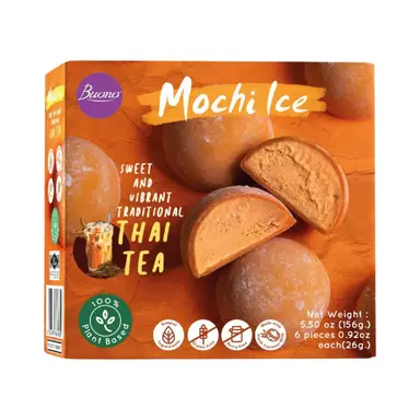 Buono Mochis glacés au thé thaï - 156 g/6 pièces