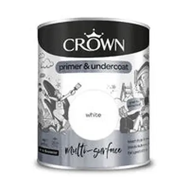 Crown Mulitsurface Primer Undercoat White 750ML